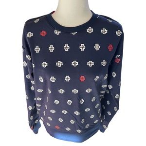 Scotch and Soda Navy White and Red Sweatshirt. NWT. Size M.